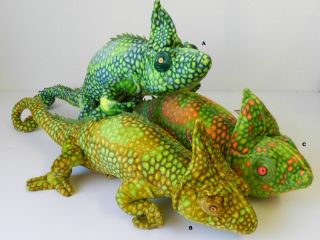 Obrázek z Chameleon plyš 72cm, 3barvy 